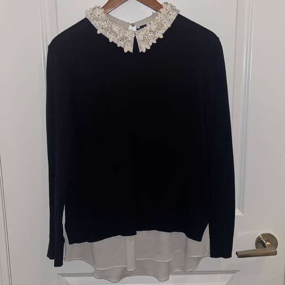 Ted Baker Tops - Ted Baker Nansea Flower Embelished layer top size 3
